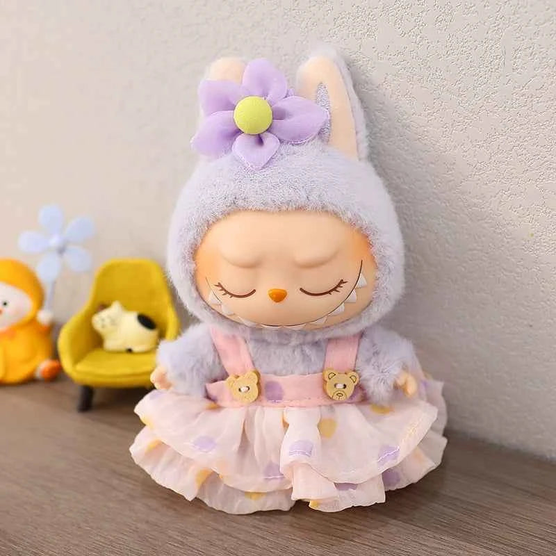 Lily Dress Labubu Clothes | Handmade Labubu Outfit