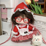 [In Stock] Little Red Riding Hood Outfits for 10cm/20cm Dolls