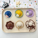 [In Stock] Crocheted Elegant Hat Outfits for 10cm Doll