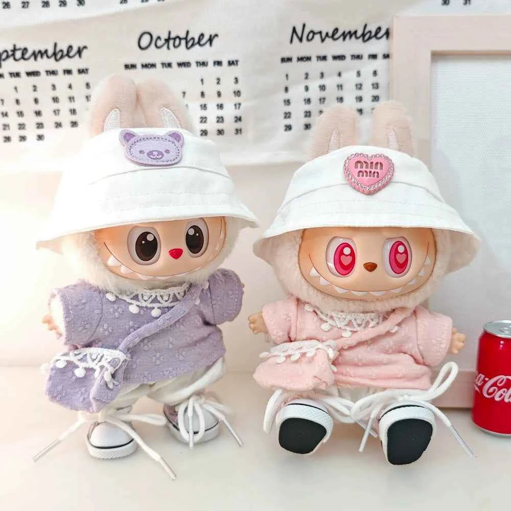 Purple Macaron Labubu Clothes | Handmade Labubu Outfit