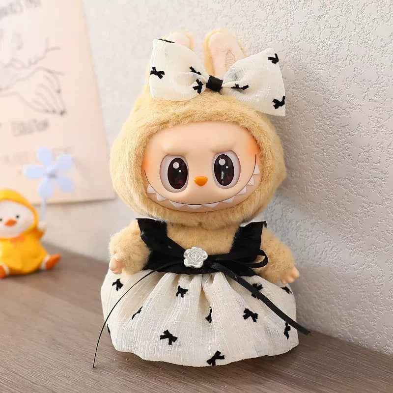 Flower Tulle Skirt Labubu Clothes | Handmade Labubu Outfit