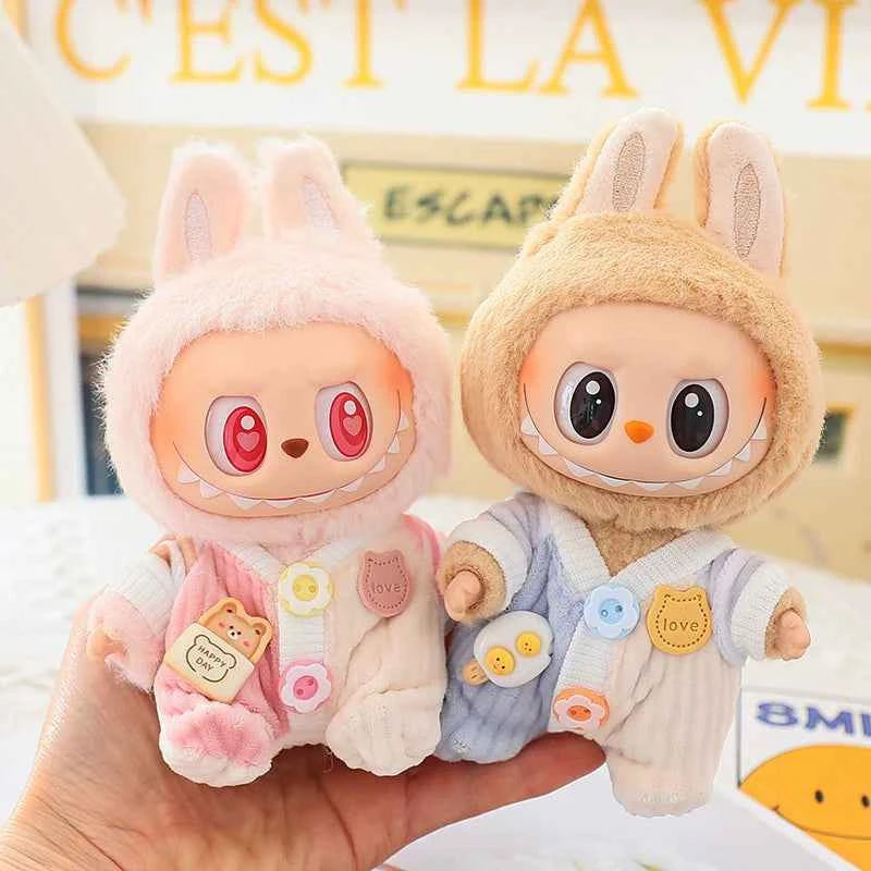 Bear Sleepwear Labubu Clothes | Handmade Labubu Outfit