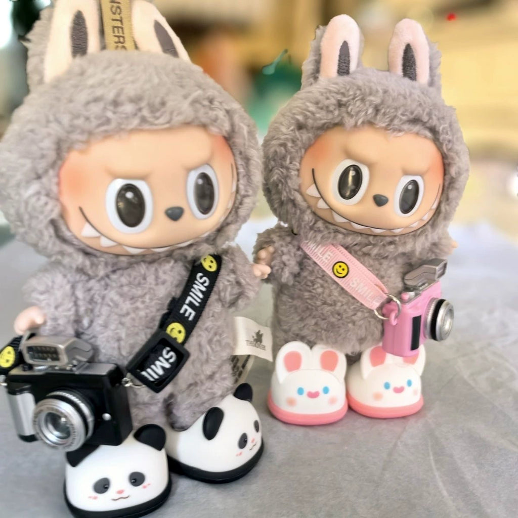 Cartoon Animal Slippers for Labubu - Soft Friend