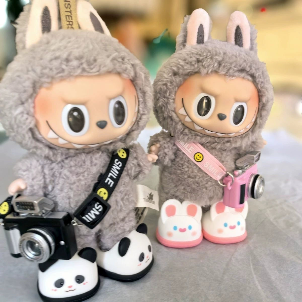 Cartoon Animal Slippers for Labubu - Soft Friend