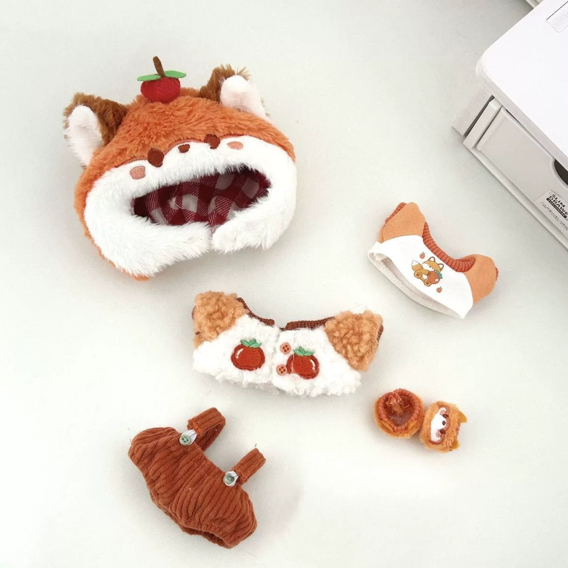 [In Stock] Little Apple Fox Outfits for 10cm Dolls