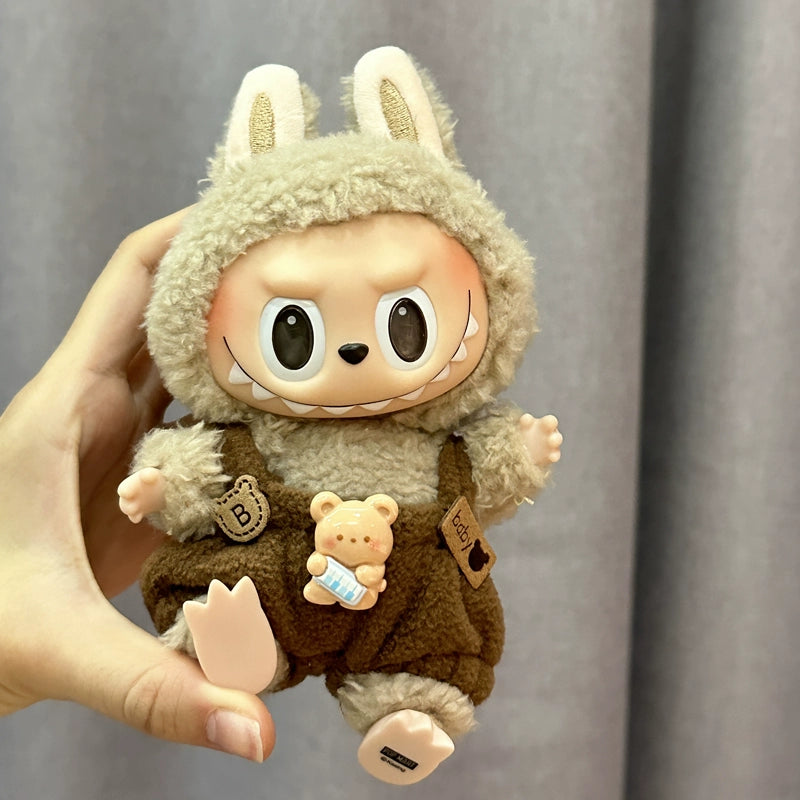 Bear Biscuit Labubu Clothes | Handmade Labubu Outfit - Soft Friend
