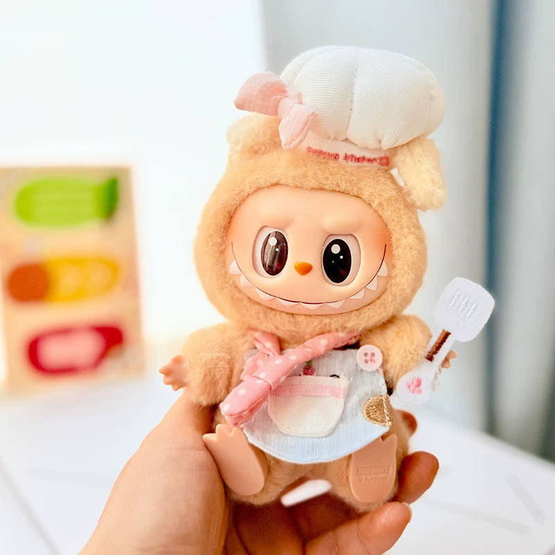 Big Chef Labubu Clothes | Handmade Labubu Outfit - Soft Friend