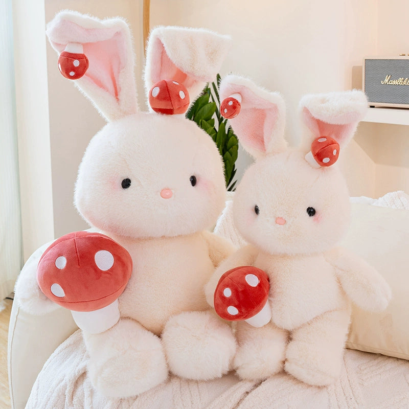 Mushroom Rabbit Stuffed Animal Kawaii Plush Toy - Soft Friend