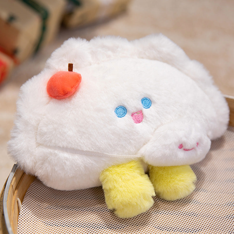 7.87" Cute Dumplings and Bun Stuffed Animal Kawaii Plush Toy - Soft Friend