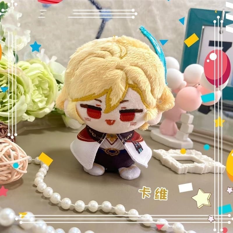 Anime Plush Keychain, 4"/10cm Cute Chibi Plush Figure for Genshin Fans - Soft Friend