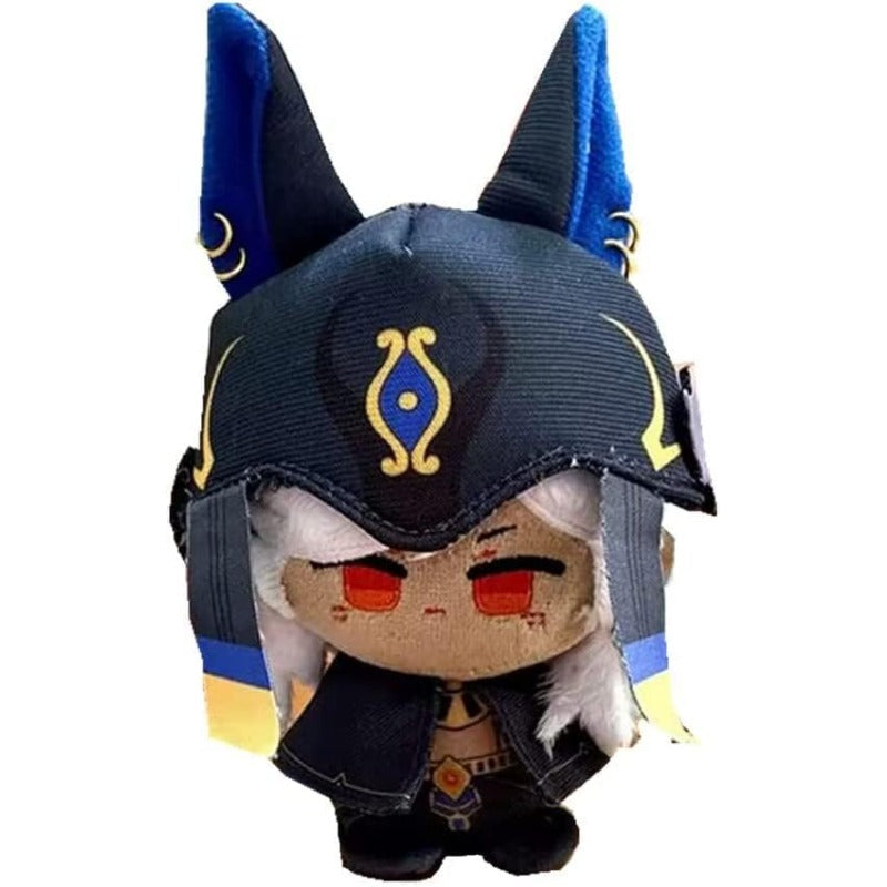 Anime Plush Keychain, 4"/10cm Cute Chibi Plush Figure for Genshin Fans - Soft Friend