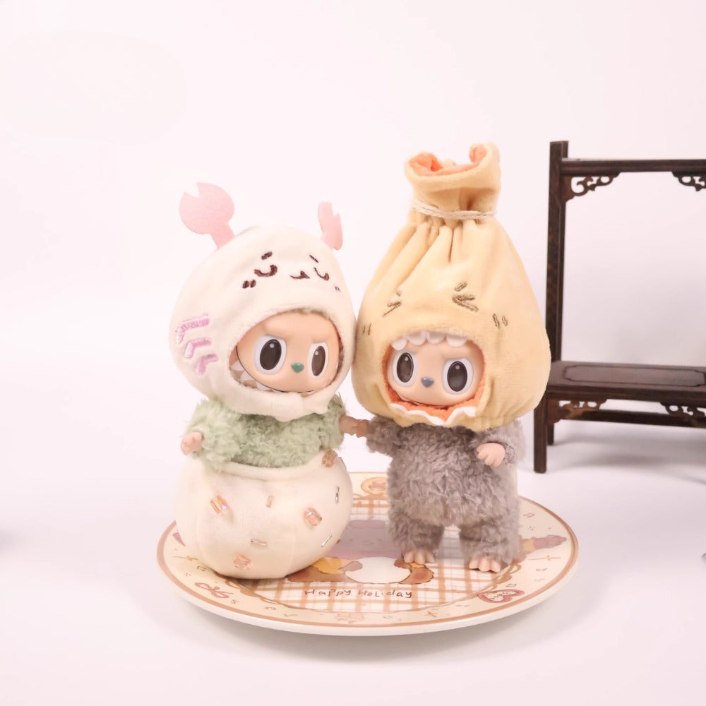 Japanese Oden Labubu Clothes | Handmade Labubu Outfit - Soft Friend