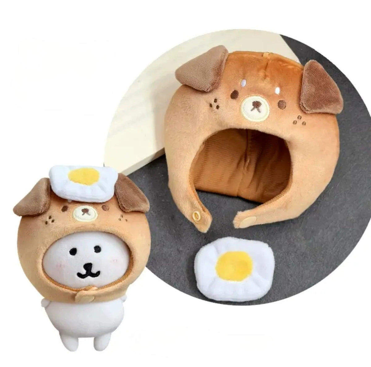 [In Stock] Yummy Animal Bread Outfits for 10cm/15cm Dolls