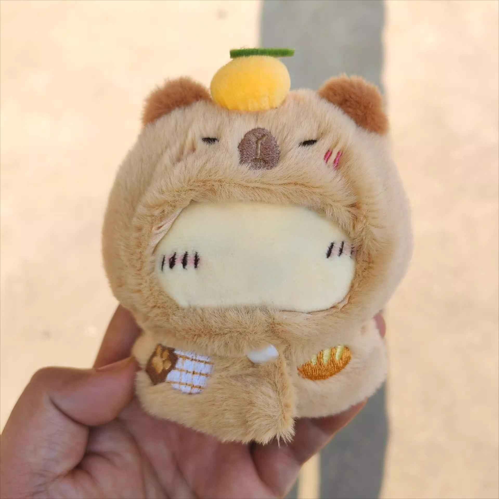 Orange Capybara Cloak