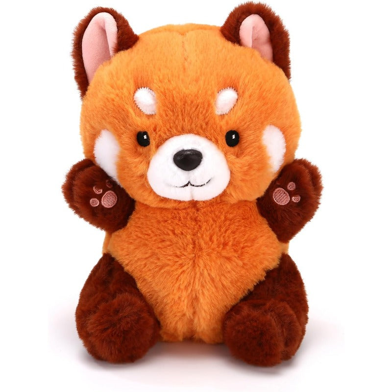 9" Cute Red Panda Plush Toy - Stuffed Animal - Soft Friend