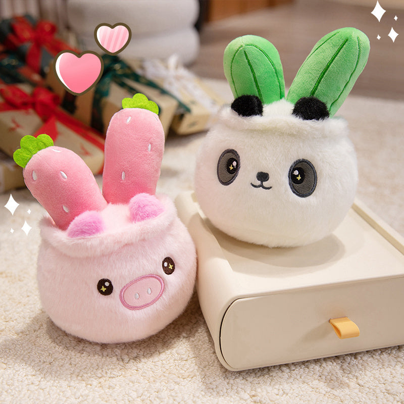 7.87" Potted Animals Stuffed Animals Plush Toy - Soft Friend