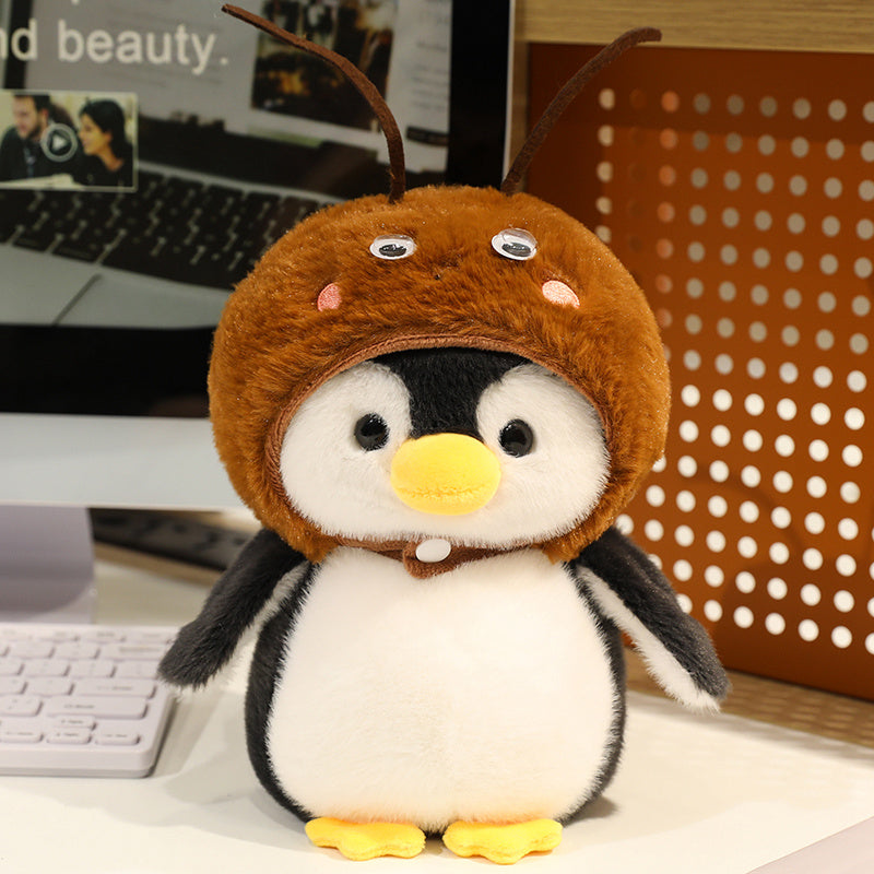 7.87" Cute Fun Hat Penguins Stuffed Animal Kawaii Plush Toy - Soft Friend