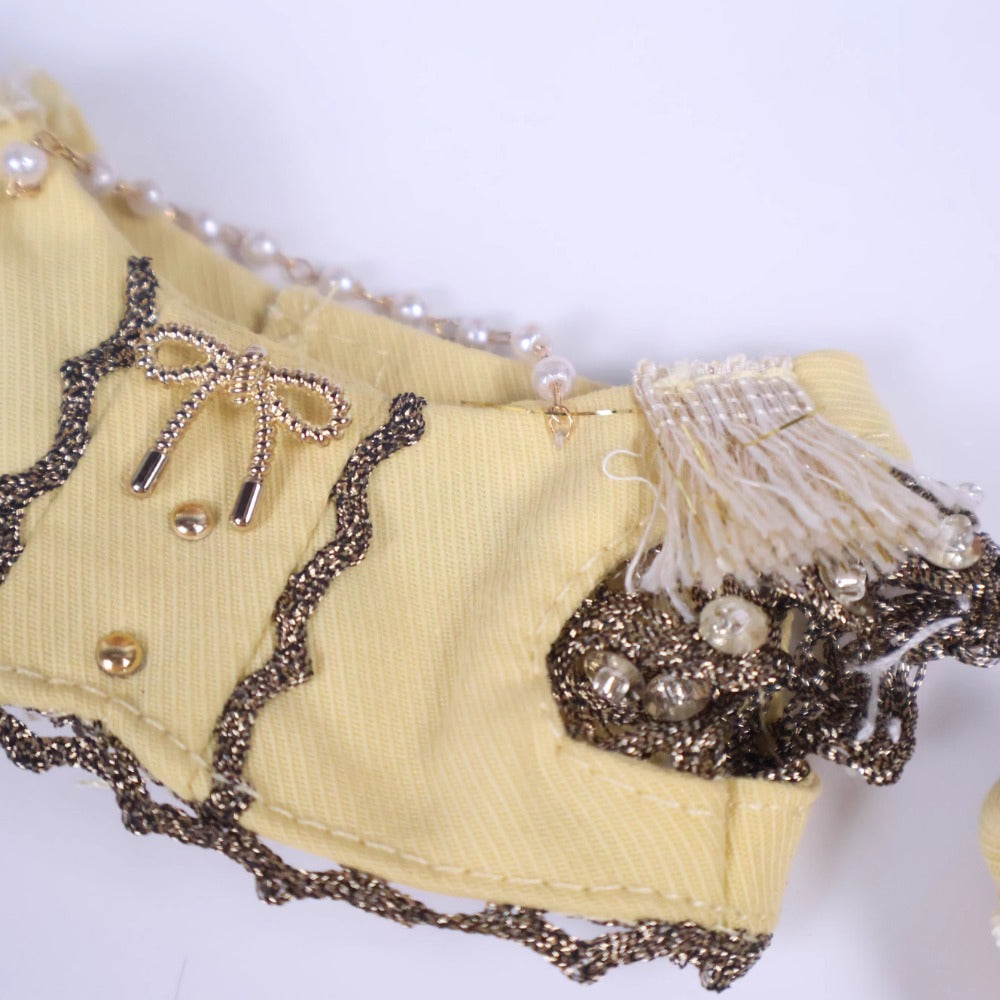 Golden Prince Labubu Clothes | Handmade Labubu Outfit - Soft Friend