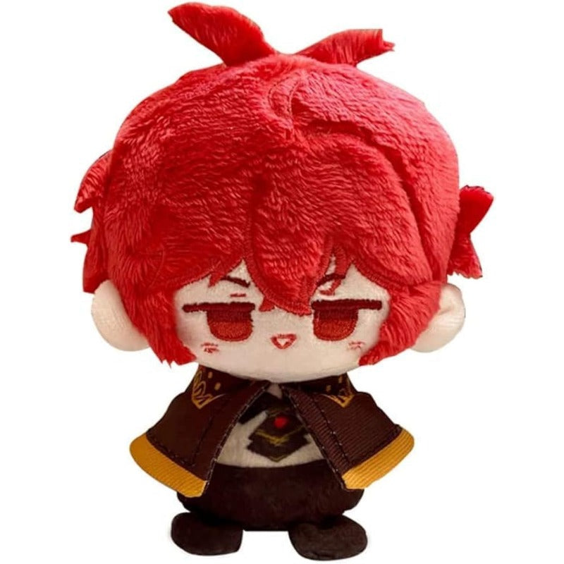 Anime Plush Keychain, 4"/10cm Cute Chibi Plush Figure for Genshin Fans - Soft Friend