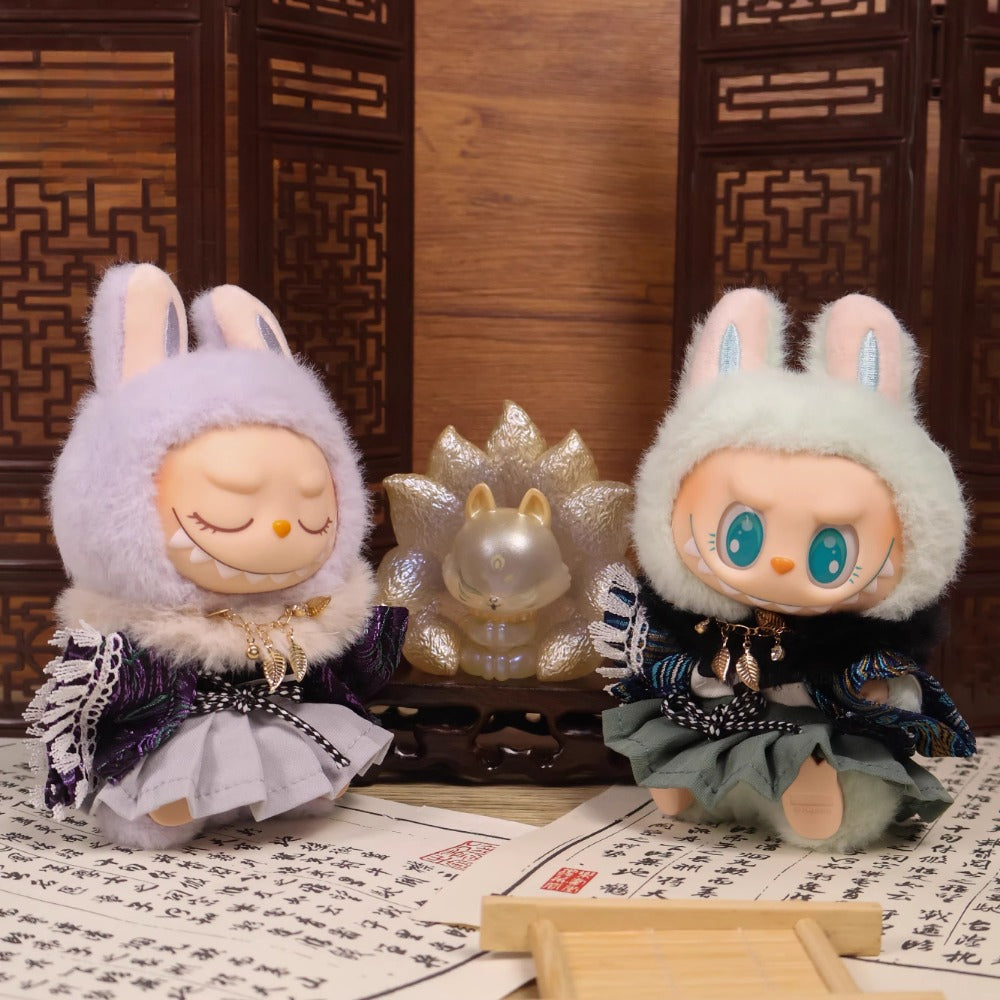 Samurai Lord Labubu Clothes | Handmade Labubu Outfit - Soft Friend