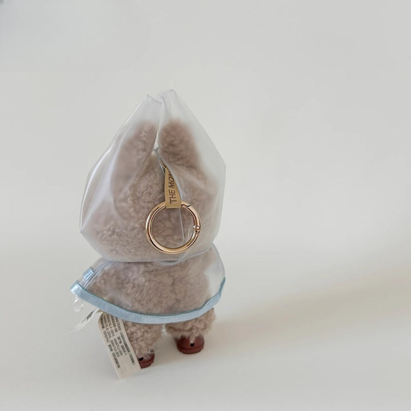 Clear Raincoat Labubu Clothes | Handmade Labubu Outfit - Soft Friend