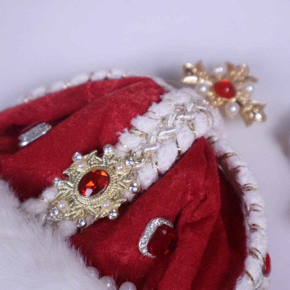 Red King Labubu Clothes | Handmade Labubu Outfit - Soft Friend