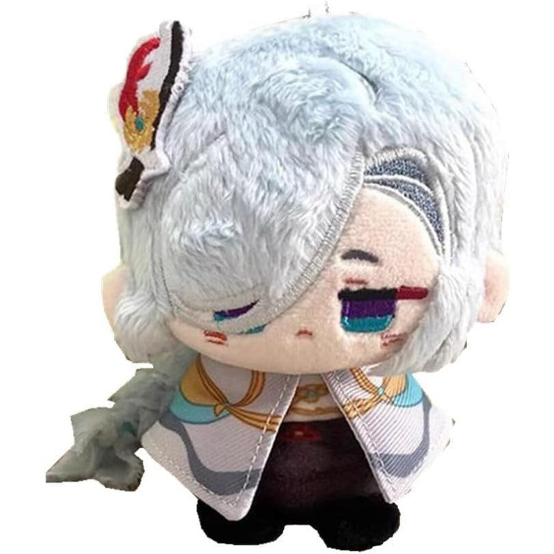 Anime Plush Keychain, 4"/10cm Cute Chibi Plush Figure for Genshin Fans - Soft Friend