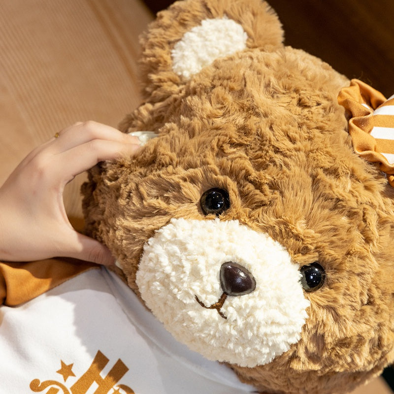 Happy Birthday Little Bear Stuffed Animal Plush Toy - Soft Friend