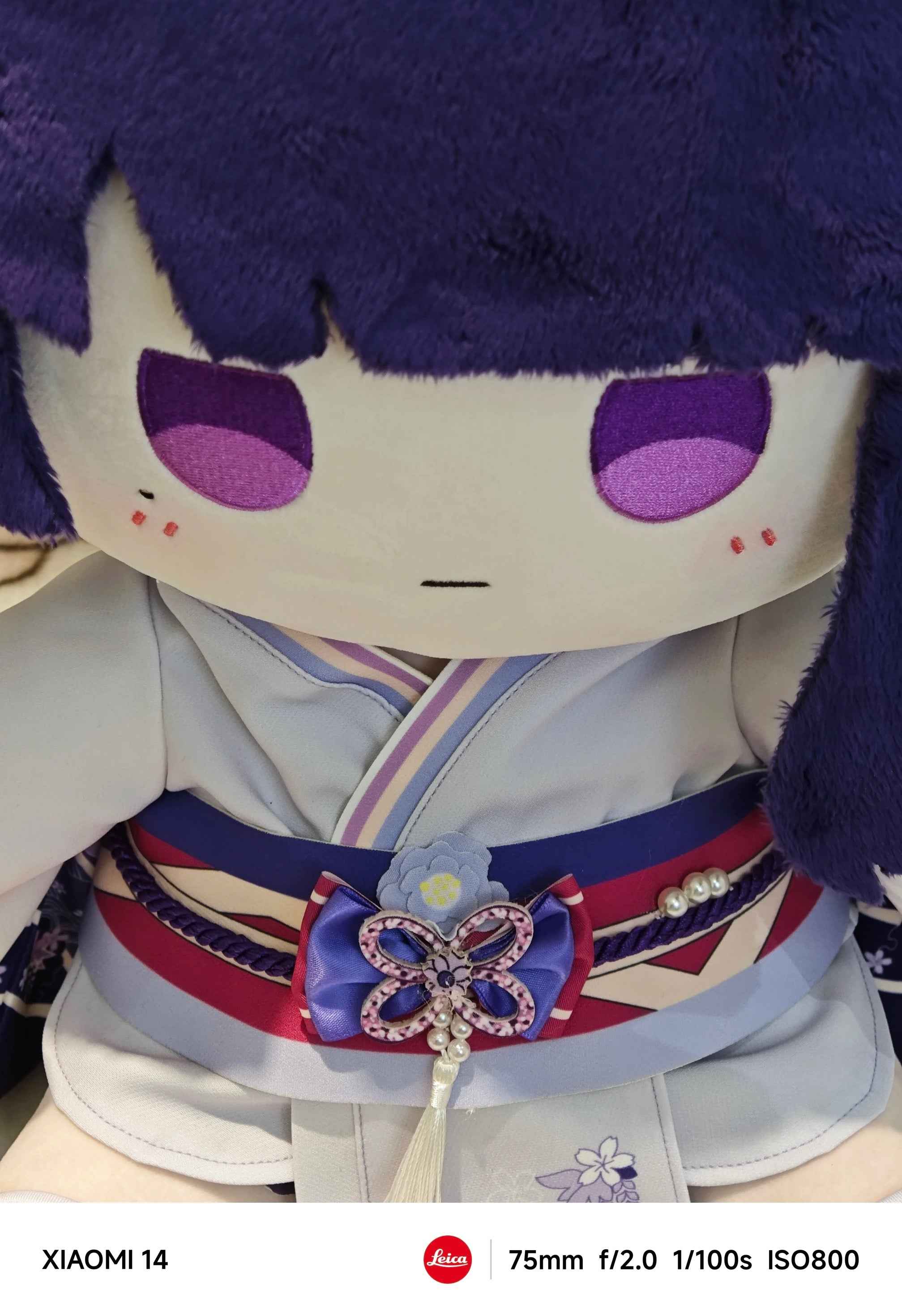Genshin Impact Plushies Raiden Shogun Baal Eggplant Ver 40cm Plush Doll