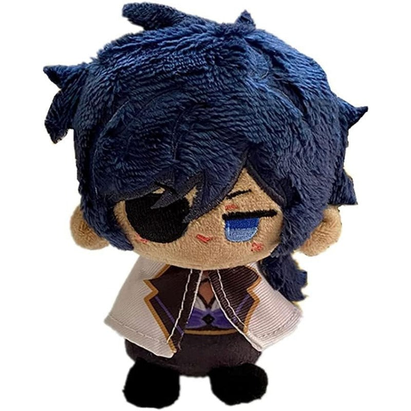 Anime Plush Keychain, 4"/10cm Cute Chibi Plush Figure for Genshin Fans - Soft Friend