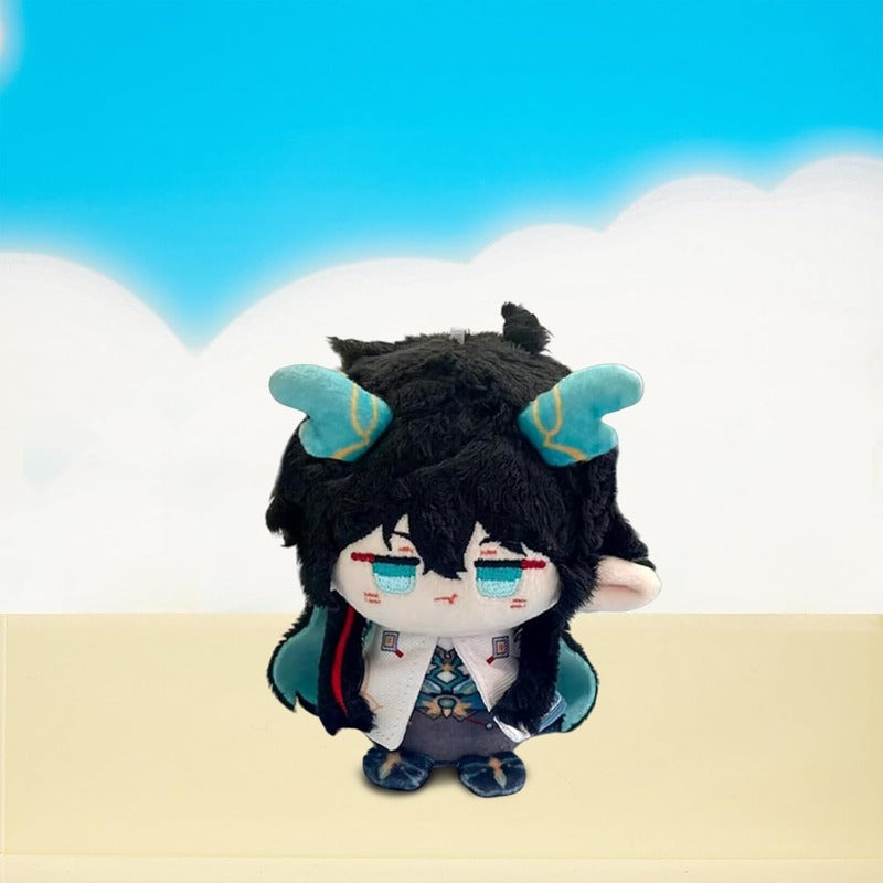 Anime Plush Toy Keychain, 4" Cute Chibi Genshin Plushie (Imbibitor Lunae) - Soft Friend