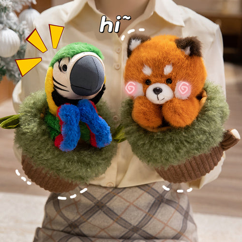 11.8" Stump Animals Kawaii Plush Toy - Soft Friend