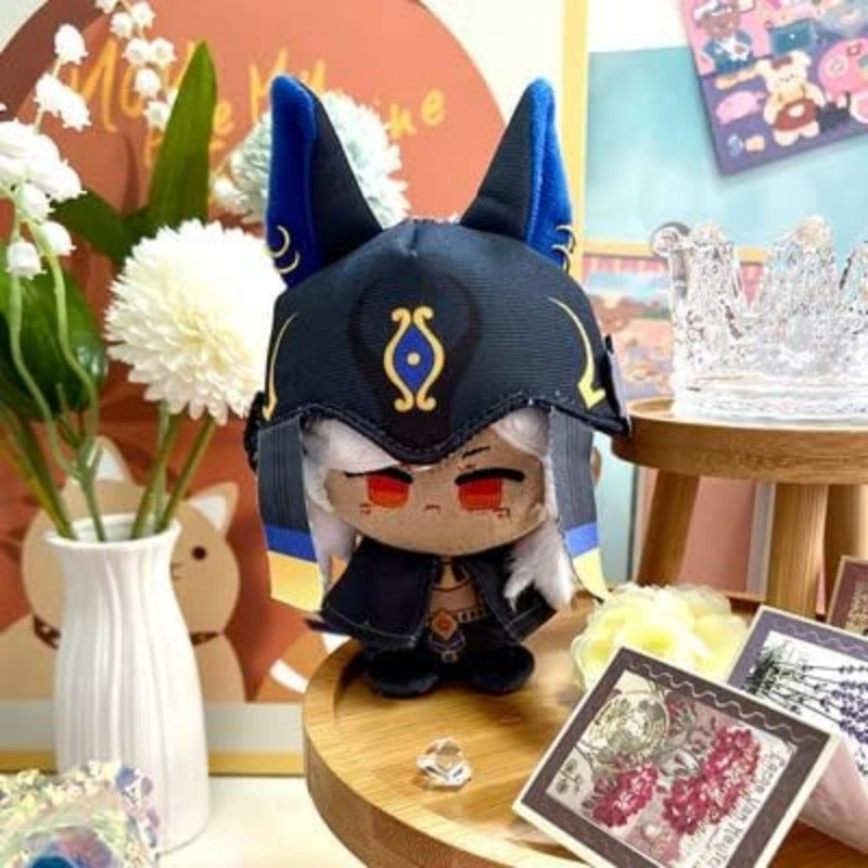 Anime Plush Keychain, 4"/10cm Cute Chibi Plush Figure for Genshin Fans - Soft Friend