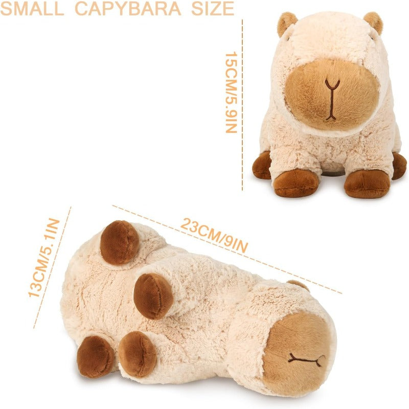 9" Cute Capybara Plush Pillows Kawaii Soft Capybara Stuffed Animals - Soft Friend