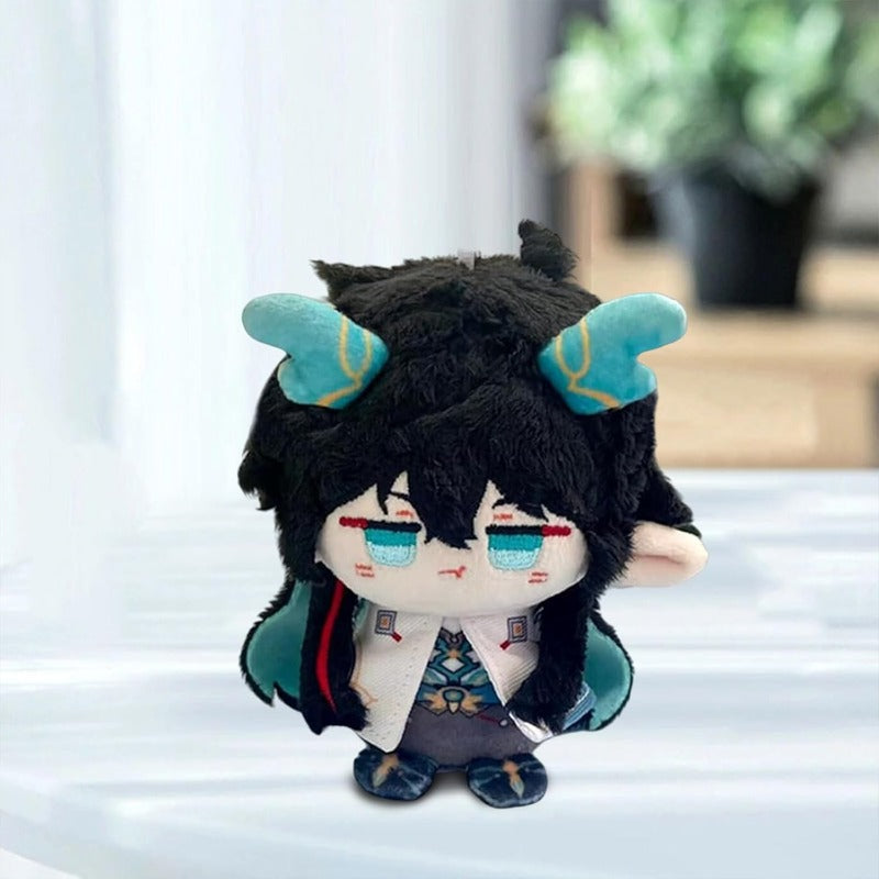 Anime Plush Toy Keychain, 4" Cute Chibi Genshin Plushie (Imbibitor Lunae) - Soft Friend